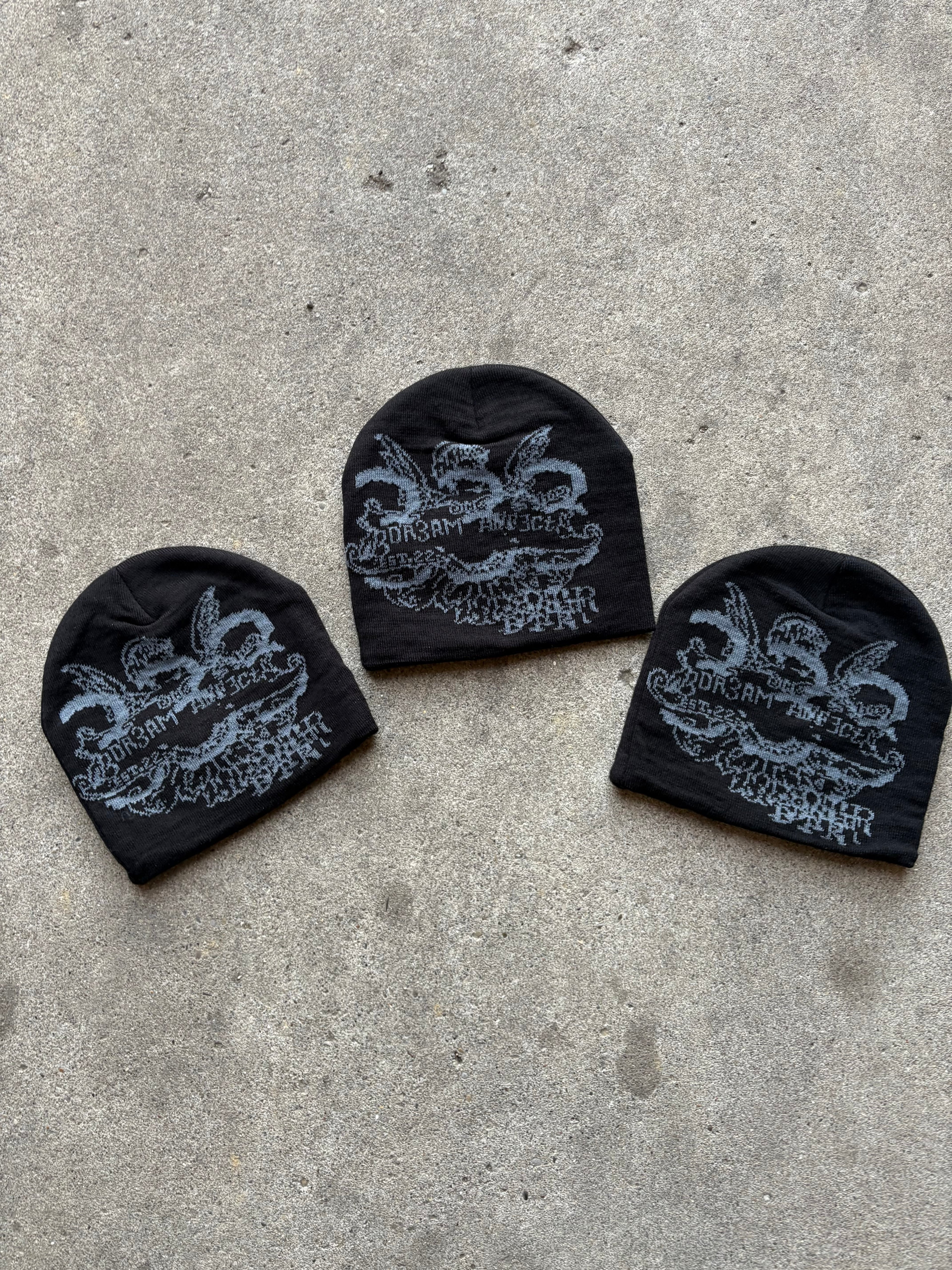 DA(Angle🪽) Beanie BLACK